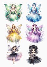 Jedlá tlač – Čarovné vílie princezné II.