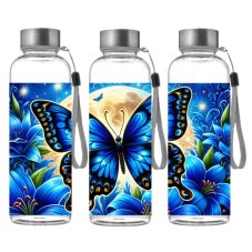 Športová Tritanová fľaša - Magický modrý motýľ (500 ml)