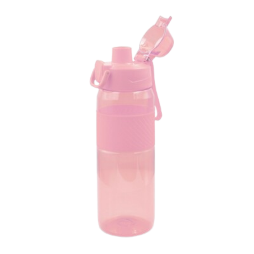 Bidon sportowy z tritanu dla dziewczynek z motywem kwiatowym i imieniem na zamówienie 850 ml