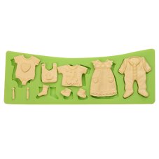ES 1118 Boy and girl Baby dress series Silicone Molds