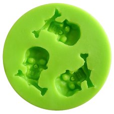 Silikónová formička – Lebky so skríženými kosťami