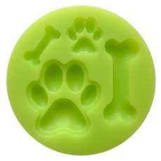 Forma silikonowa  kości i psia łapa