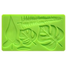 Silikónová formička – Listy I (veľká sada 5 motívov)