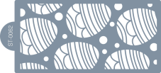 Szablon cukierniczy (stencil) - Wielkanocne pisanki III