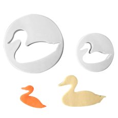 Zestaw 2  formek do wycinania łabędzie