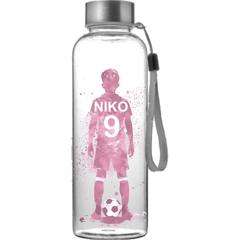 Personalizovaná tritanová láhev Fotbalista 500ml – se jménem na přání