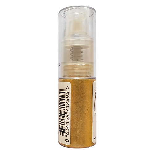 Brokat w sprayu z pompką Sugarflair – Jasne złoto (10g)