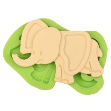 7ES 0039 Elephant Silicone Molds Fondant Mould for cake decorating