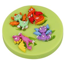 Silikonová formička Dráčci