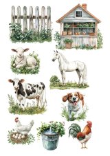Papier jadalny - Farma i zwierzęta wiejskie
