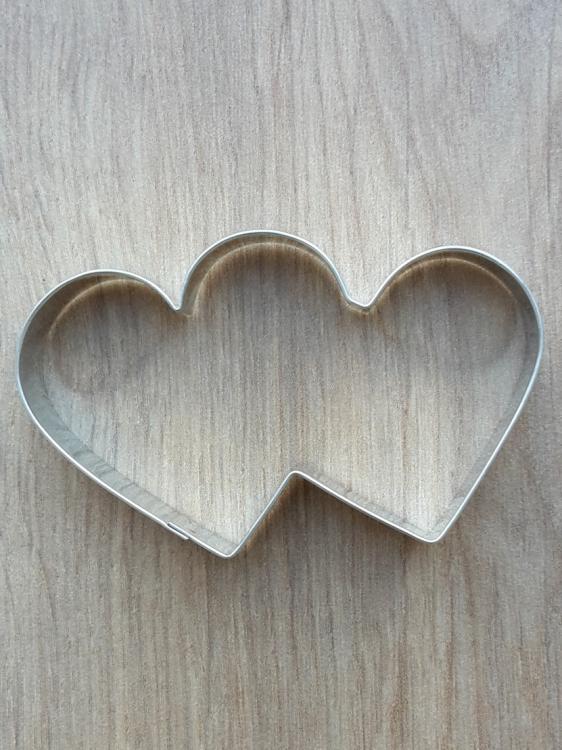 Foremki do wycinania ciastek w kształcie serca