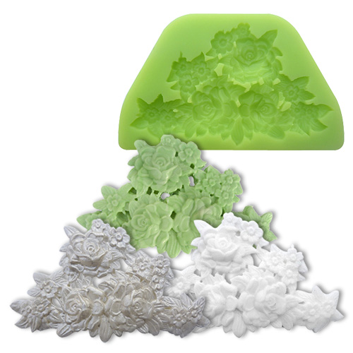 Forma silikonowa – Girlanda kwiatowa II