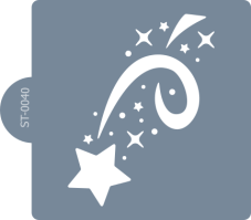 Szablon cukierniczy (Stencil) Magiczna gwiazda