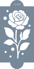 Cukrárska šablóna (Stencil) Ruža