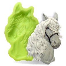 Silikonowa forma głowy konia