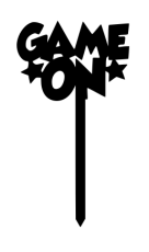 Cupcake zápich GAME ON