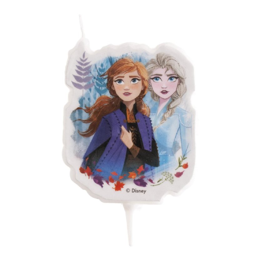 Tortová sviečka Ľadové kráľovstvo (7,5 cm) – Frozen