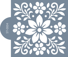 Cukrářská šablona (Stencil) Květinová louka