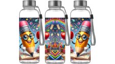 Dziecięcy bidon tritanowy Wesoły Ołówek (Back to School) 500ml