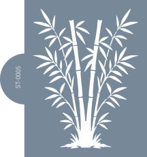 Cukrárska šablóna (Stencil) Bambus