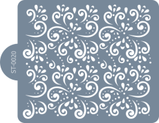 Cukrářská šablona (Stencil) Ornamentální raster