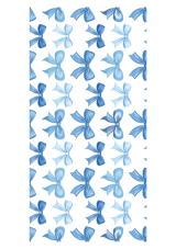 Jedlý tisk – Modré mašle: Akvarelová něha