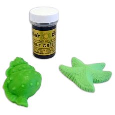 Gelová barva Sugarflair (25 g) Mint Green