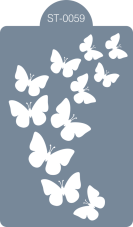Szablon cukierniczy (stencil) - Latające motyle