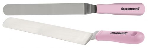 Nierdzewna szpatułka cukiernicza wygięta – 40 cm