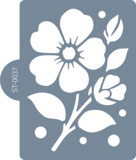 Szablon cukierniczy (Stencil) Kwiat dzikiej róży