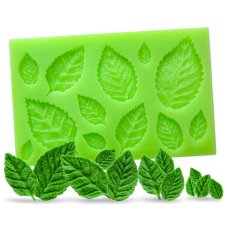 Forma silikonowa – Listki (duży zestaw 11 wielkości)