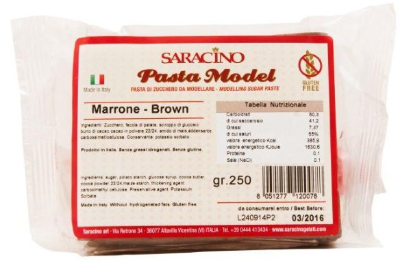 Saracino modelovacia hmota hnedá – 250 g Saracino modelovacia hmota hnedá – 250 g