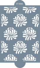 Szablon cukierniczy Kwiatowy ornament (10,5 × 15 cm)