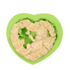 Forma silikonowa anioł w sercu