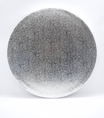 Gruby srebrny podkład pod tort – Ø 25 cm