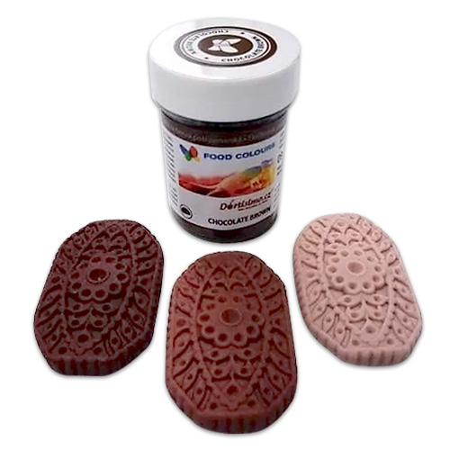 Gelová barva Food Colours - Čokoládově hnědá (35 g)