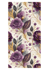 Jedlý tisk – Květinový vzor: Malovaná zahrada