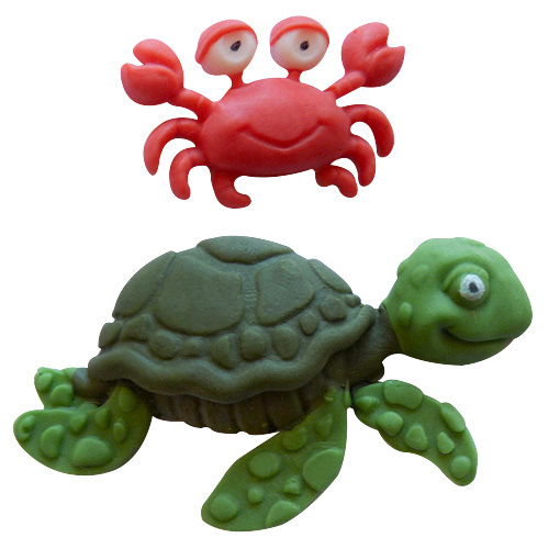 Forma silikonowa Świat morski – żółw i krab