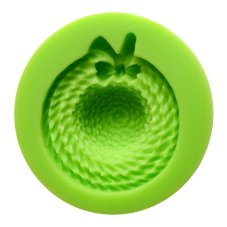 Silikónová formička - klobúčik s mašľou (39x36 mm)