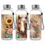 Butelka sportowa z Tritanu - Koń w słonecznikach (500 ml)