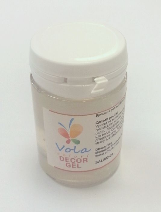 Decor gel - gél na jedlú tlač a papier (90 g) Decor gel - gél na jedlú tlač a papier (90 g)