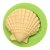 7ES 0507 Seashell Shaped Silicone Molds Fondant Mould for cake decorating