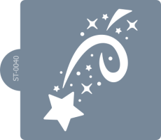 Cukrářská šablona (Stencil) Kouzelná hvězda