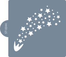 Cukrářská šablona (Stencil) Hvězdná dráha