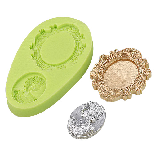 Forma silikonowa Ramka dekoracyjna Portret