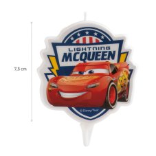 Tortová sviečka Blesk McQueen (7,5 cm) – Cars