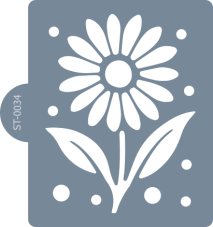 Szablon cukierniczy (Stencil) Stokrotka