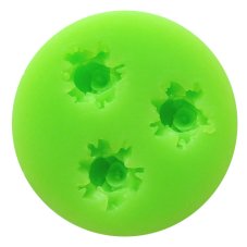 Silikonová formička – Tři mini růžičky