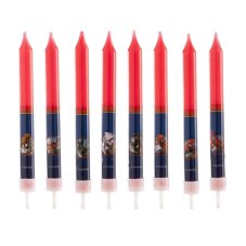 Sviečky na tortu Spiderman – 8 ks (9 cm)