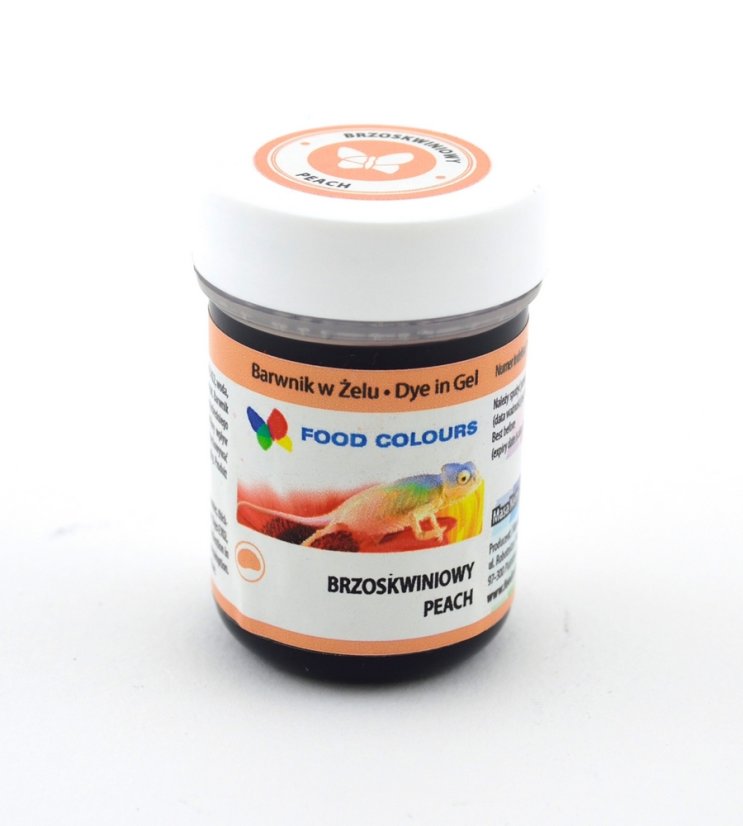 Food Colours Peach Gel Paint